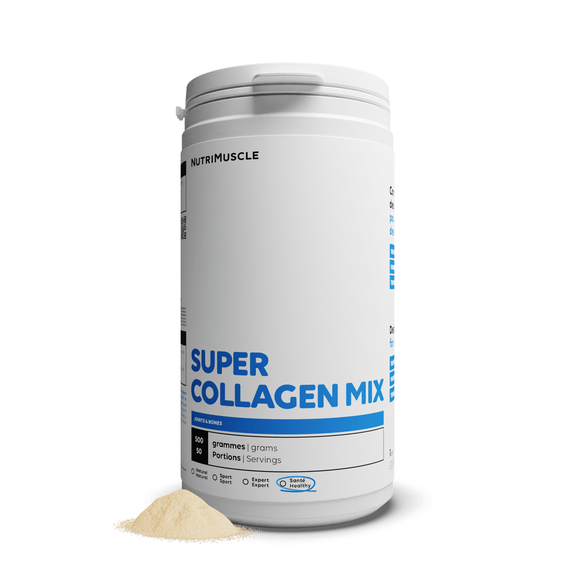 Nutrimuscle 500 g Super Collagen Mix en poudre