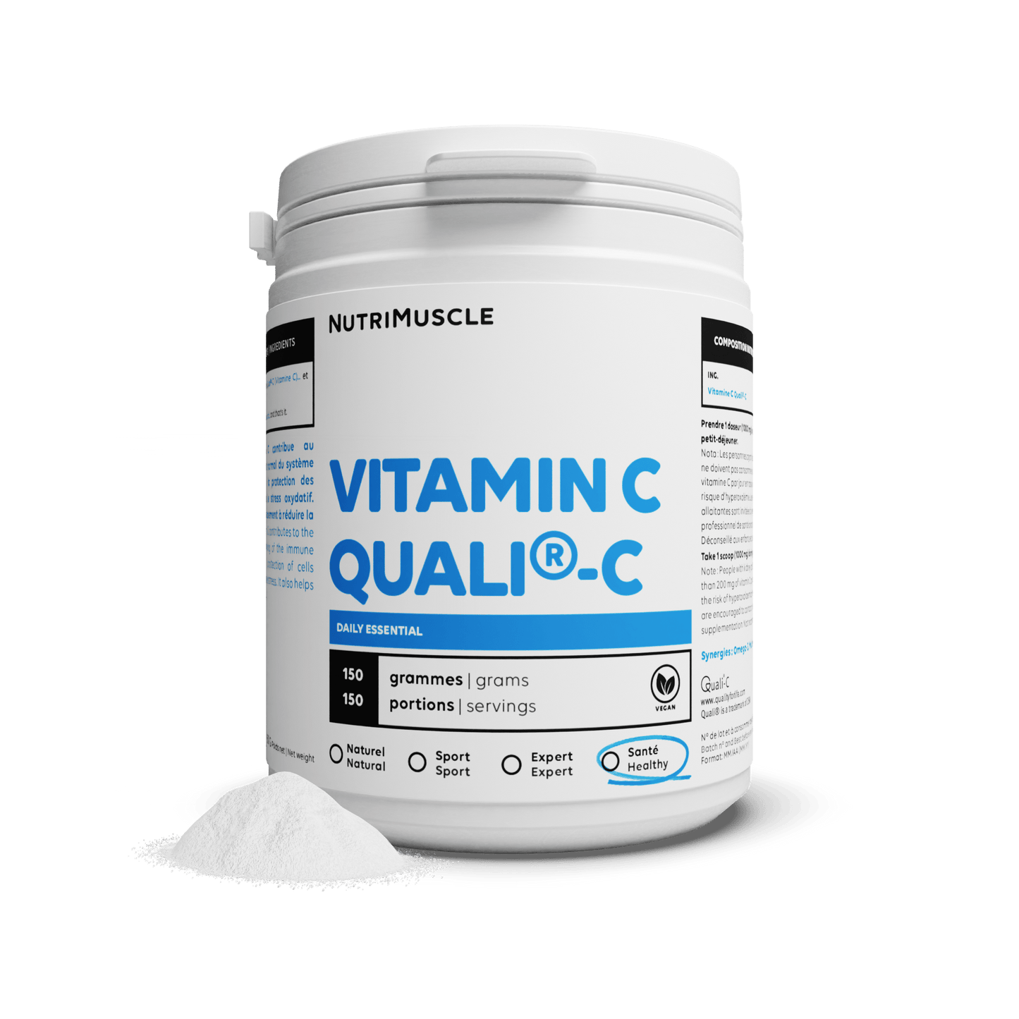 Nutrimuscle Vitamines 150 g Vitamine C Quali®C en poudre